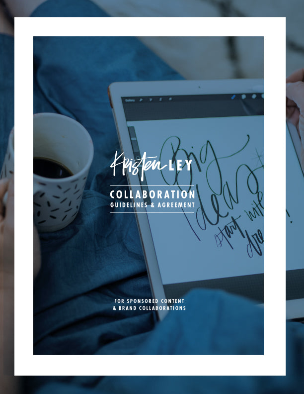Collaboration Guidelines & Agreement Template - kristenley.com - Kristen Ley - Thimblepress