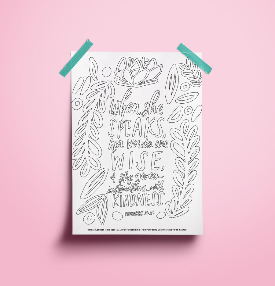 Meditation & Memorization Coloring Book